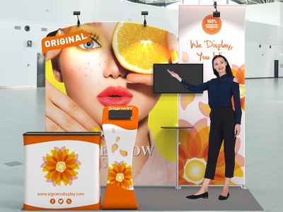 10x10ft Custom Trade Show Booth 15