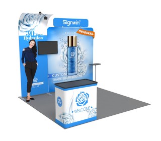 10x10ft Custom Trade Show Booth 16