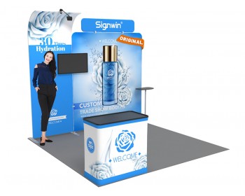 10x10ft Custom Trade Show Booth 16