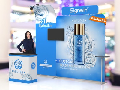 10x10ft Custom Trade Show Booth 16 10x10ft Custom Trade Show Booth 16