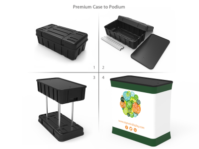 10x10ft Custom Trade Show Booth 17