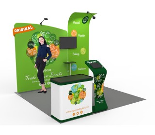10x10ft Custom Trade Show Booth 17