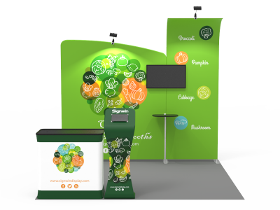 10x10ft Custom Trade Show Booth 17