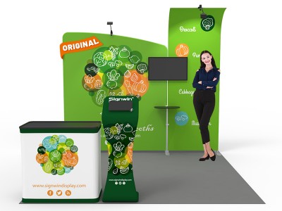 10x10ft Custom Trade Show Booth 17
