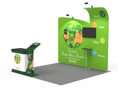 10x10ft Custom Trade Show Booth 17