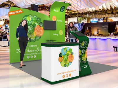 10x10ft Custom Trade Show Booth 17 10x10ft Custom Trade Show Booth 17