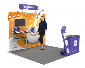 10x10ft Custom Trade Show Booth 18