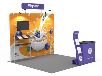 10x10ft Custom Trade Show Booth 18