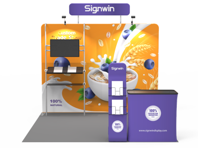 10x10ft Custom Trade Show Booth 18