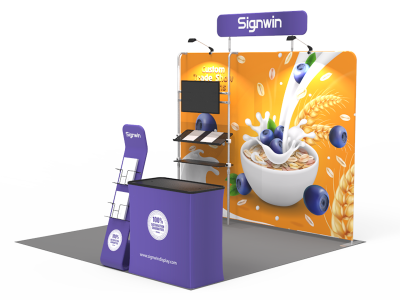 10x10ft Custom Trade Show Booth 18