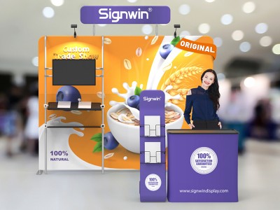 10x10ft Custom Trade Show Booth 18