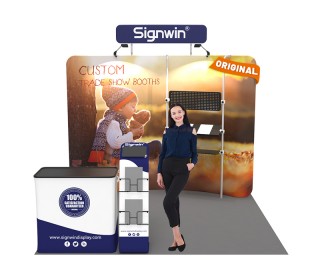 10x10ft Custom Trade Show Booth 19