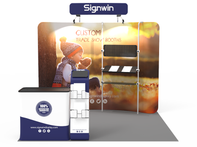 10x10ft Custom Trade Show Booth 19