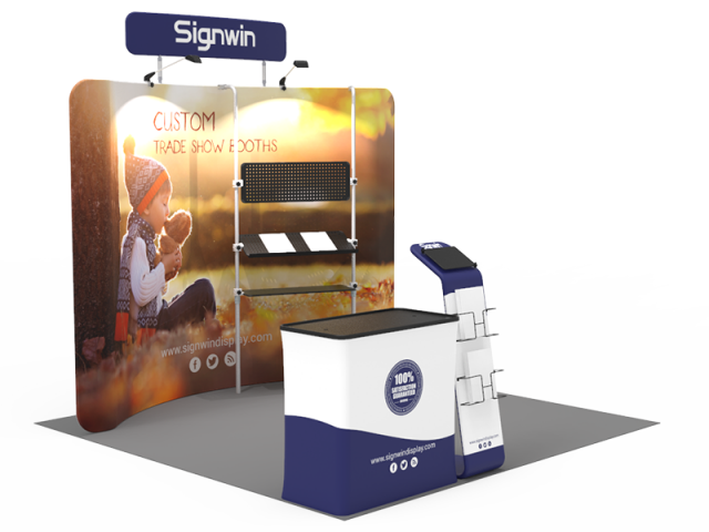 10x10ft Custom Trade Show Booth 19