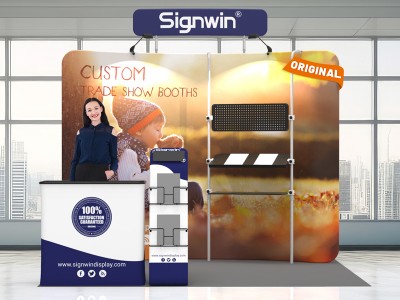 10x10ft Custom Trade Show Booth 19 10x10ft Custom Trade Show Booth 19