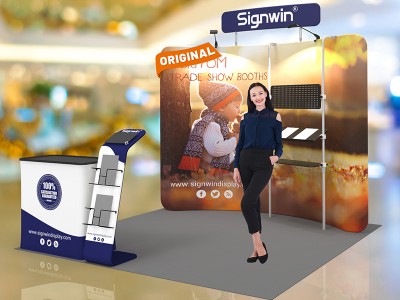 10x10ft Custom Trade Show Booth 19 10x10ft Custom Trade Show Booth 19