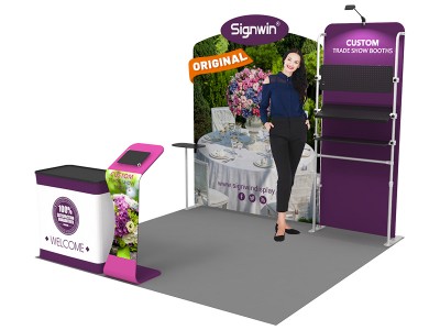 10x10ft Custom Trade Show Booth 20