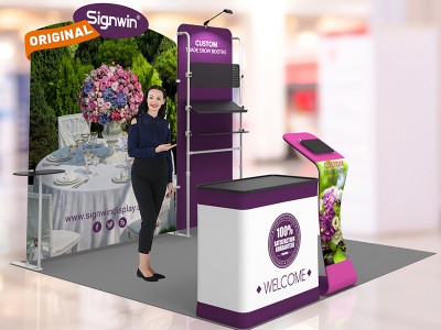 10x10ft Custom Trade Show Booth 20 10x10ft Custom Trade Show Booth 20