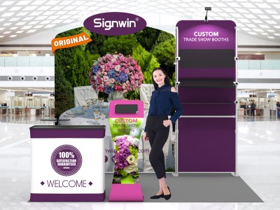 10x10ft Custom Trade Show Booth 20 10x10ft Custom Trade Show Booth 20