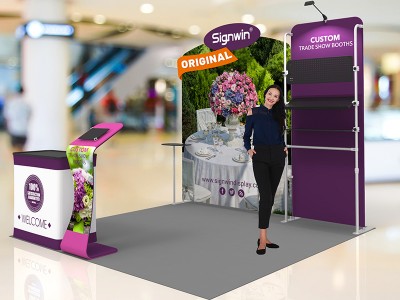10x10ft Custom Trade Show Booth 20 10x10ft Custom Trade Show Booth 20