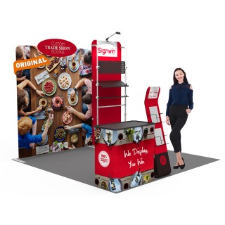 10x10ft Custom Trade Show Booth 22