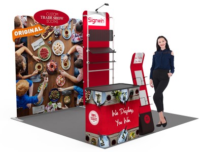 10x10ft Custom Trade Show Booth 22