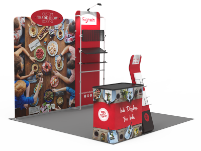 10x10ft Custom Trade Show Booth 22