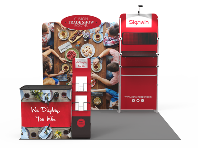 10x10ft Custom Trade Show Booth 22