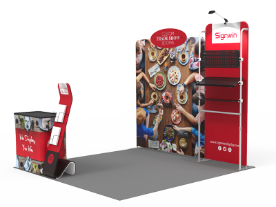 10x10ft Custom Trade Show Booth 22