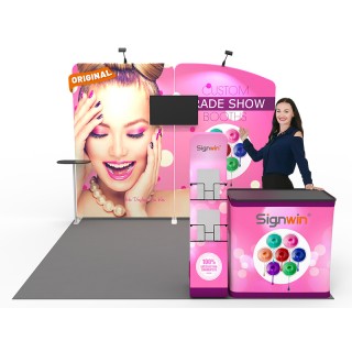 10x10ft Custom Panel & Element Trade Show Booth A1