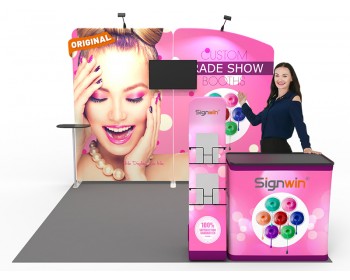 10x10ft Custom Panel & Element Trade Show Booth A1