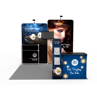 10x10ft Custom Trade Show Booth B1