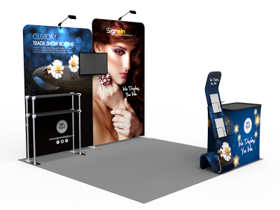 10x10ft Custom Trade Show Booth B1
