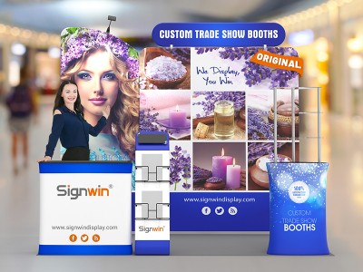 10x10ft Custom Trade Show Booth C