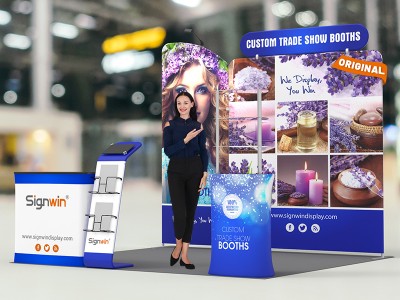 10x10ft Custom Trade Show Booth C