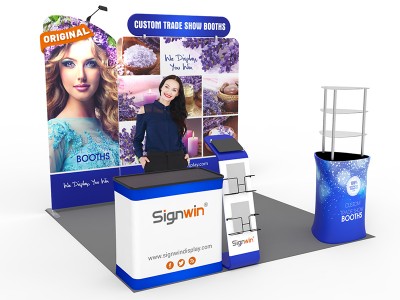 10x10ft Custom Trade Show Booth C