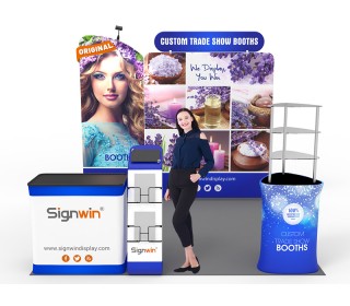 10x10ft Custom Trade Show Booth C