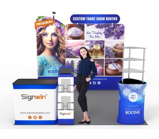 10x10ft Custom Trade Show Booth C