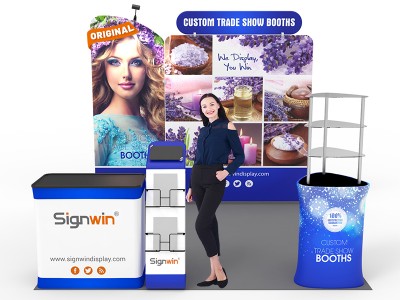 10x10ft Custom Trade Show Booth C