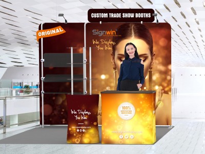 10x10ft Custom Trade Show Booth D