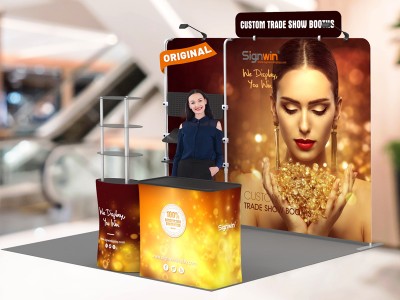 10x10ft Custom Trade Show Booth D