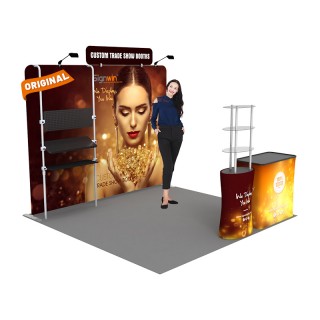 10x10ft Custom Trade Show Booth D