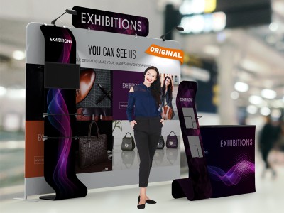 10x10ft Custom Trade Show Booth F