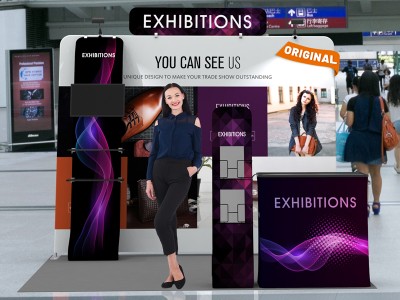 10x10ft Custom Trade Show Booth F