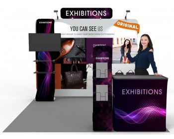 10x10ft Custom Trade Show Booth F