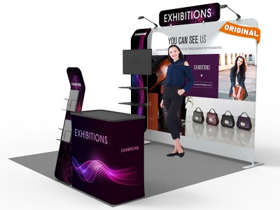 10x10ft Custom Trade Show Booth F