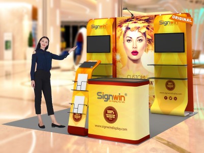 10x10ft Custom Trade Show Booth G