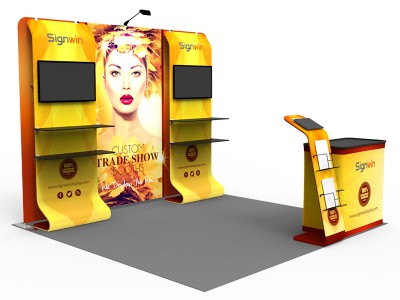 10x10ft Custom Trade Show Booth G