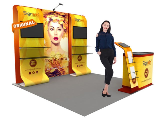 10x10ft Custom Trade Show Booth G
