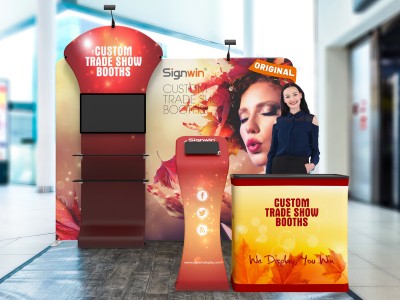 10x10ft Custom Trade Show Booth I
